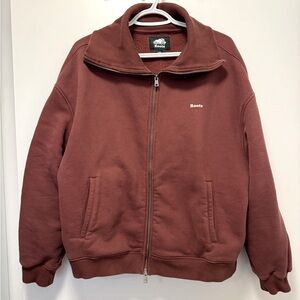 Roots Drop Collar Full-Zip Sweater